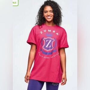 Zumba Wear 100% Cotton Tee Shirt, One Size